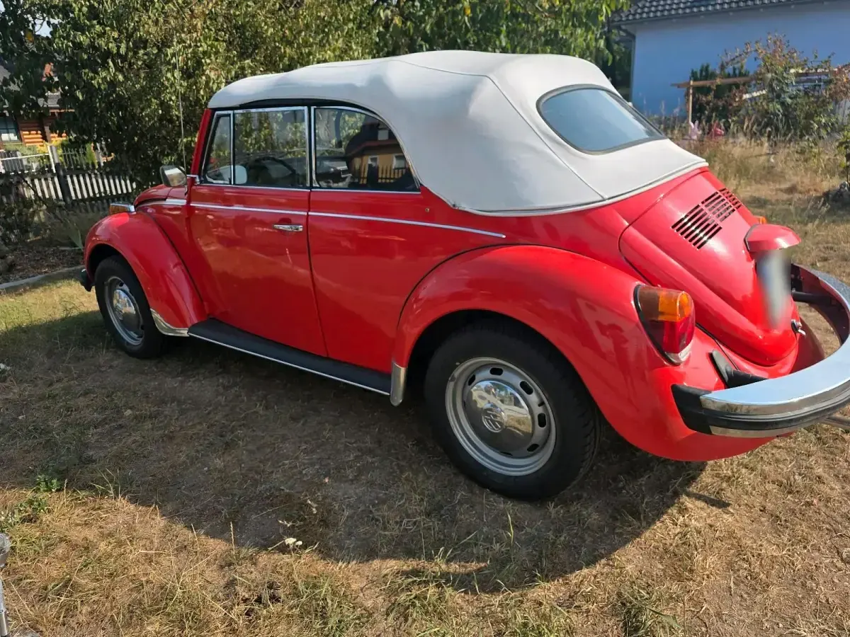 Gebraucht VW Käfer Karmann 34 PS (25 kW) 1977 Rot Cabrio