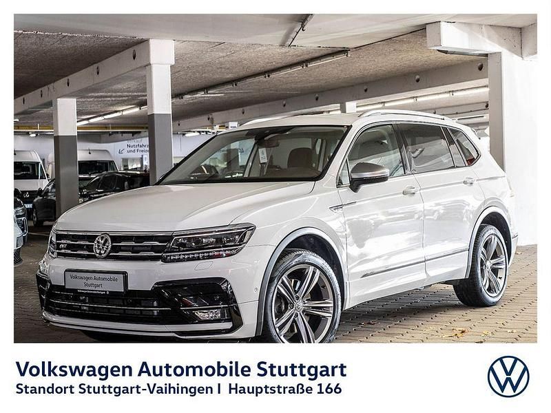 Pure white Gebraucht 2021 VW Tiguan Allspace Highline SUV | 32.830 € (Guter Preis) - Bild 1/4