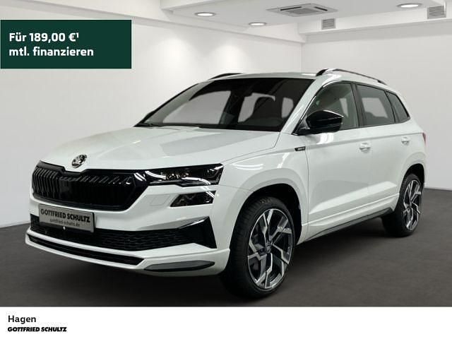 Weiß Gebraucht 2025 Skoda Karoq SportLine SUV | 38.880 € (Teuer) - Bild 1/4