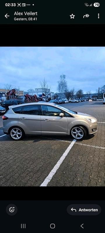 Beige Gebraucht 2016 Ford C-MAX Business Edition Van / Kleinbus | 9.900 € (Fairer Preis) - Bild 1/4