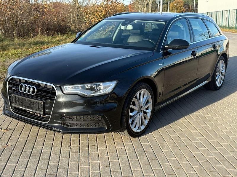 Schwarz Gebraucht 2012 Audi A6 S-Line Kombi | 9.200 € (Superpreis) - Bild 1/4
