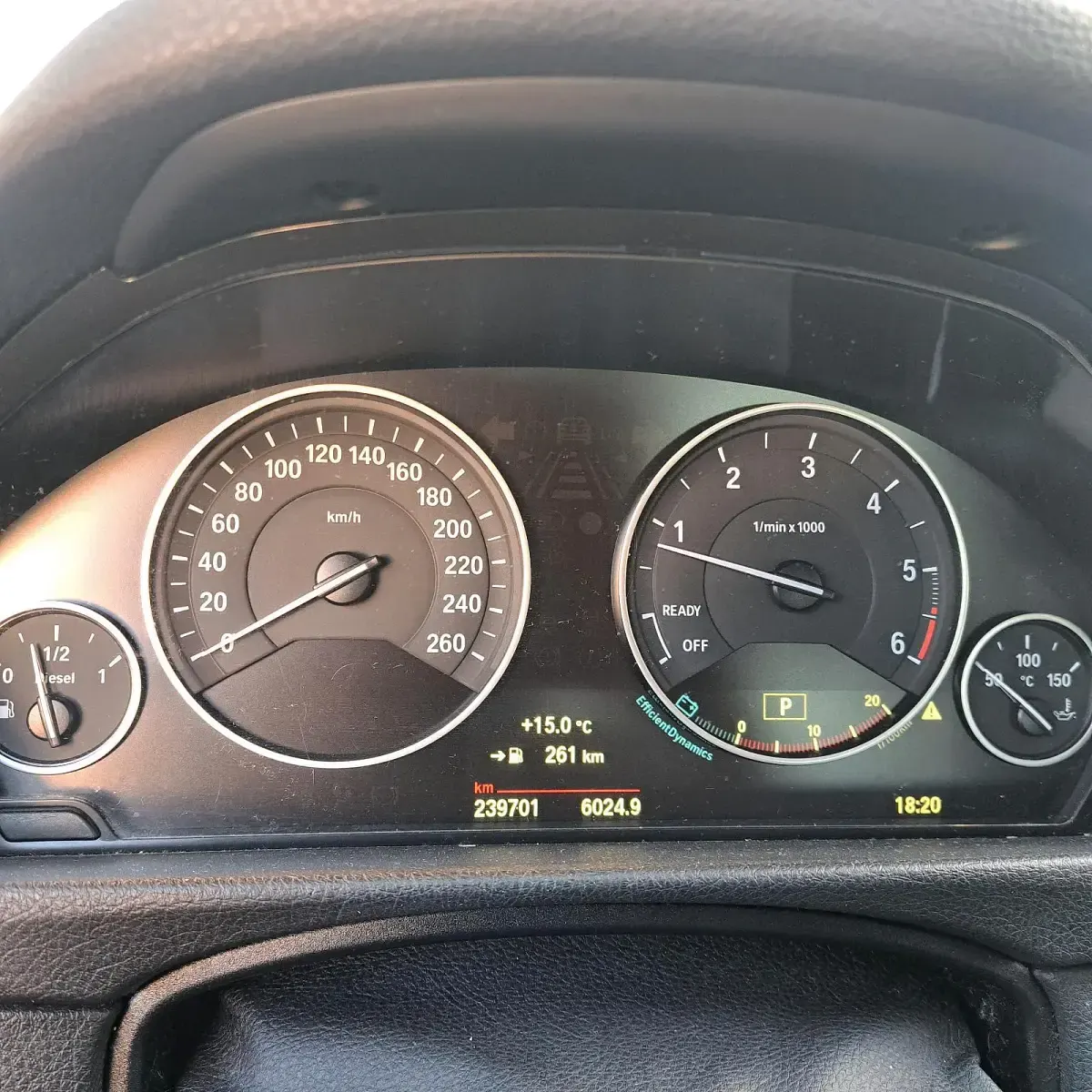 Usata BMW 318 143 CV (105 kW) 2015 Grigio Berlina