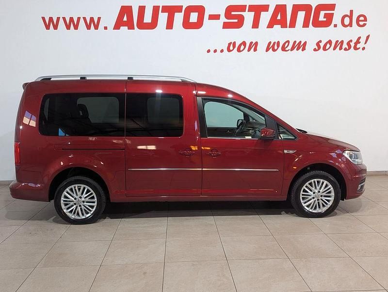 Gebraucht VW Caddy Maxi Highline 125 PS (91 kW) 2018 Rot Van / Kleinbus