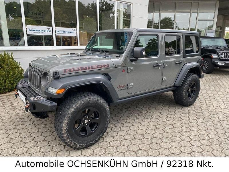 Grau Gebraucht 2021 Jeep Wrangler Rubicon SUV | 52.490 € (Teuer) - Bild 1/4