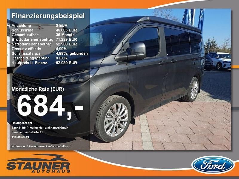 Magneticgrau Neu 2025 Ford Tourneo Custom Nugget Van | 62.980 € (Guter Preis) - Bild 1/4