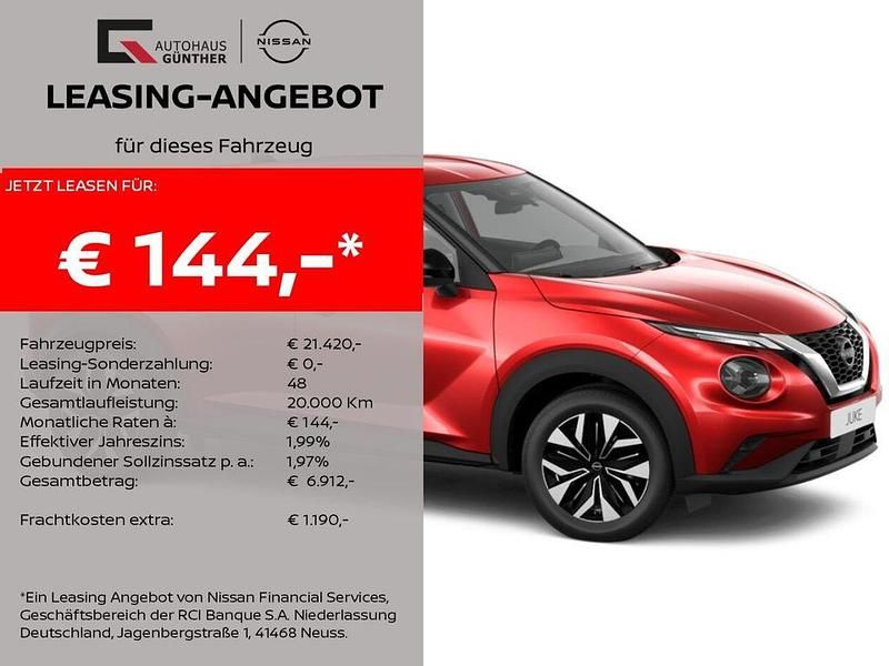 Rot Neu 2025 Nissan Juke Acenta SUV | 21.420 € (Guter Preis) - Bild 1/4
