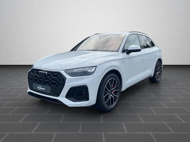 Gletscherweiß metallic (metallic) Gebraucht 2025 Audi Q5 Comfort SUV | 63.990 € (Superpreis) - Bild 1/4