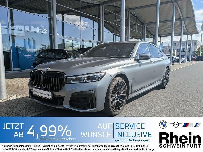 Frozen bluestone metallic Gebraucht 2022 BMW 740L M Sport Limousine | 57.980 € (Superpreis) - Bild 1/4