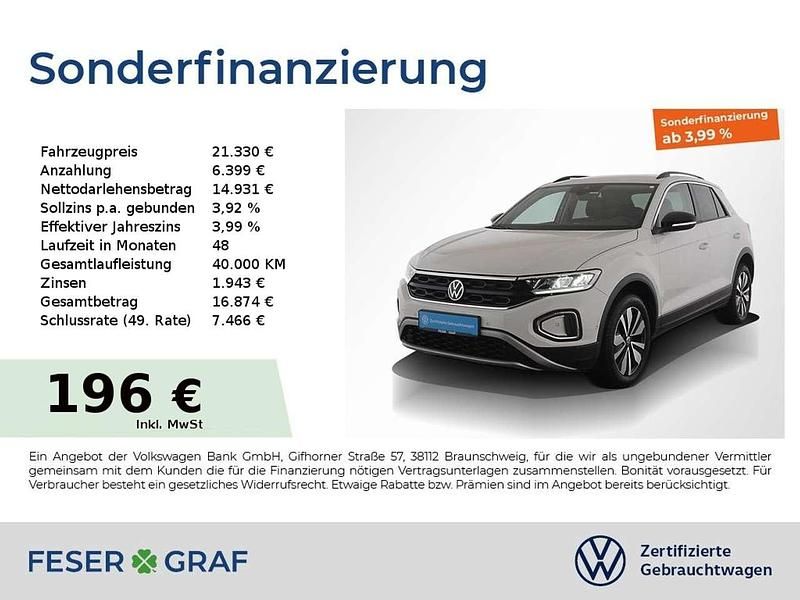 Pure white Gebraucht 2025 VW T-Roc Goal SUV | 21.330 € (Fairer Preis) - Bild 1/2