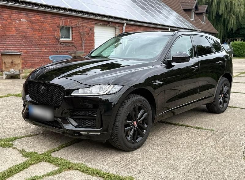 Schwarz Gebraucht 2018 Jaguar F-Pace R-Sport SUV | 26.499 € (Fairer Preis) - Bild 1/4