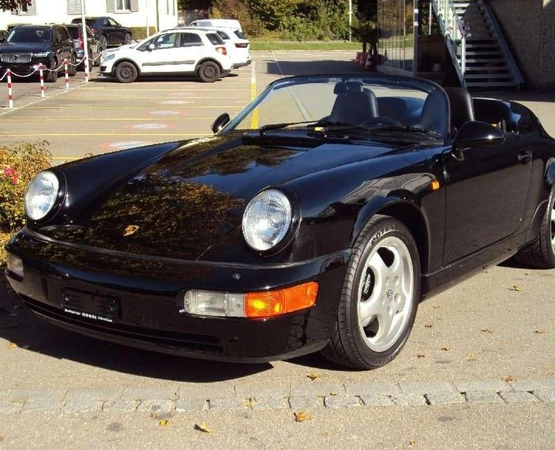 Schwarz Gebraucht 1993 Porsche 911 Carrera Cabriolet Cabrio | 230.000 € - Bild 1/4