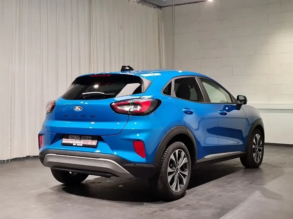 Neu Ford Puma Titanium 125 PS (91 kW) 2025 Blau, digital aqua blue metallic SUV