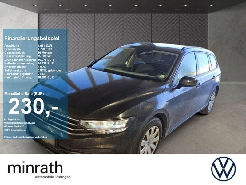 Grau Gebraucht 2022 VW Passat Conceptline Kombi | 18.645 € (Guter Preis) - Bild 1/4