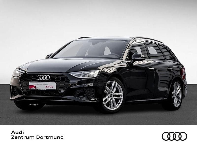 Schwarz Gebraucht 2022 Audi A4 S-Line Kombi | 28.359 € (Guter Preis) - Bild 1/4