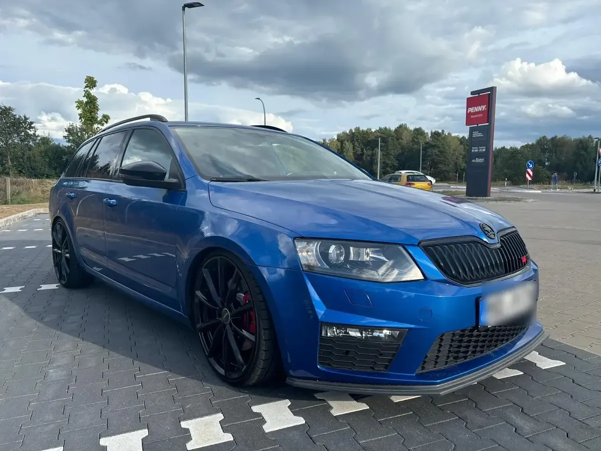 Gebraucht Skoda Octavia vRS 184 PS (135 kW) 2015 Blau Kombi