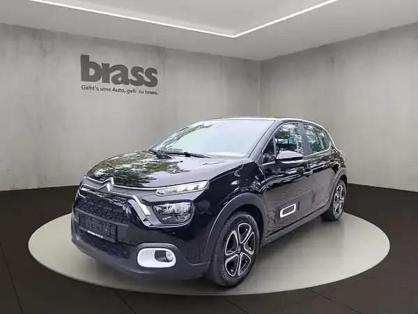 Schwarz perla nera Gebraucht 2021 Citroën C3 Kleinwagen | 9.990 € (Superpreis) - Bild 1/4