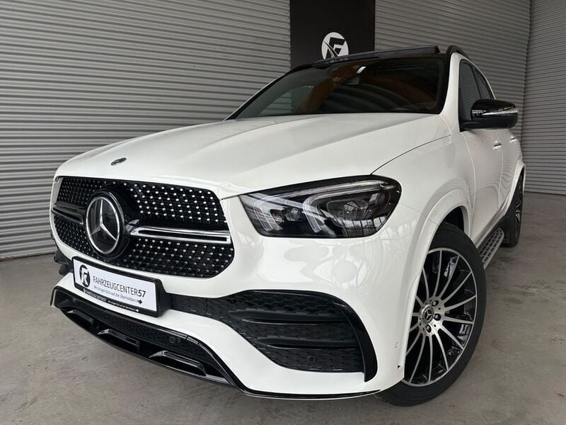 Weiß Gebraucht 2022 Mercedes GLE350 AMG line SUV | 58.800 € (Superpreis) - Bild 1/4