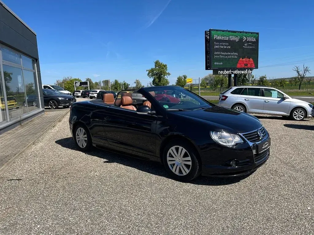 Brugt VW Eos Edition 116 HK (85 kW) 2007 Sort Cabriolet