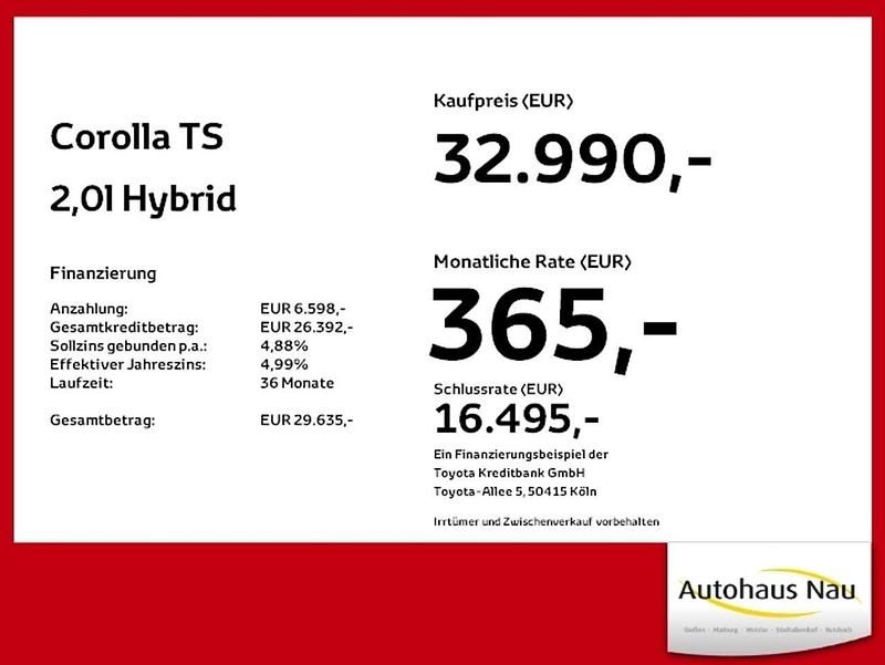 Neu Toyota Corolla 178 PS (130 kW) 2026 Marlingrau metallic Kombi