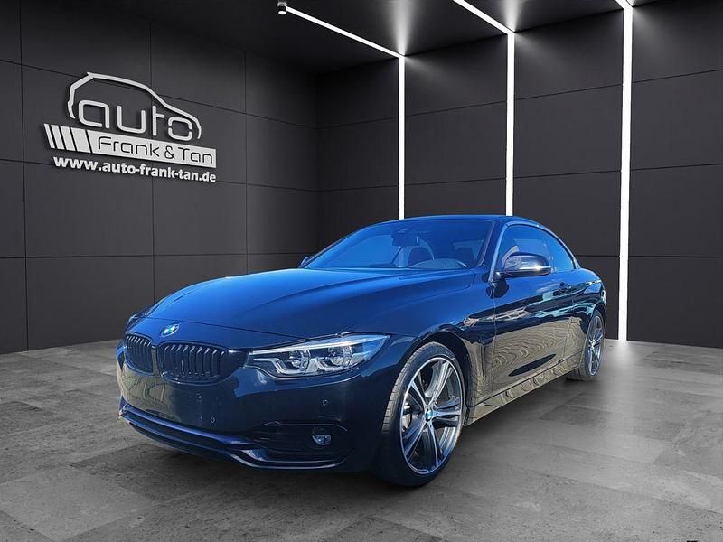 Schwarz Gebraucht 2019 BMW 430 Cabriolet Sport Line Cabrio | 34.490 € (Etwas zu teuer) - Bild 1/4