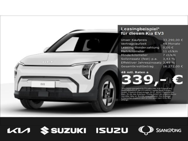 Weiß Neu 2025 Kia EV3 3 SUV | 33.290 € (Superpreis) - Bild 1/4