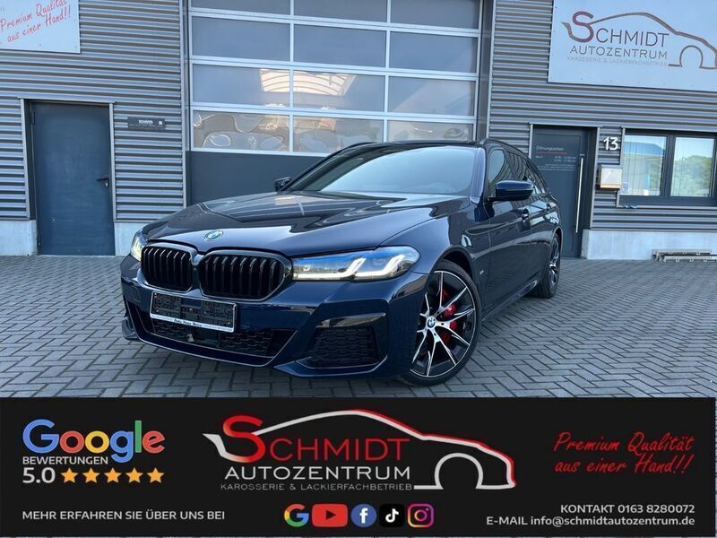 Blau Gebraucht 2021 BMW 540 M Sport Limousine | 48.980 € (Teuer) - Bild 1/4