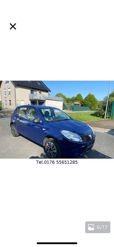 Blau Gebraucht 2009 Dacia Sandero Kleinwagen | 999 € (Superpreis) - Bild 1/4