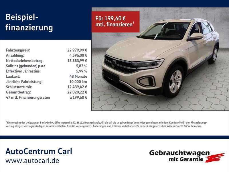 Ascotgrau Gebraucht 2022 VW T-Roc Style SUV | 22.980 € (Etwas zu teuer) - Bild 1/4