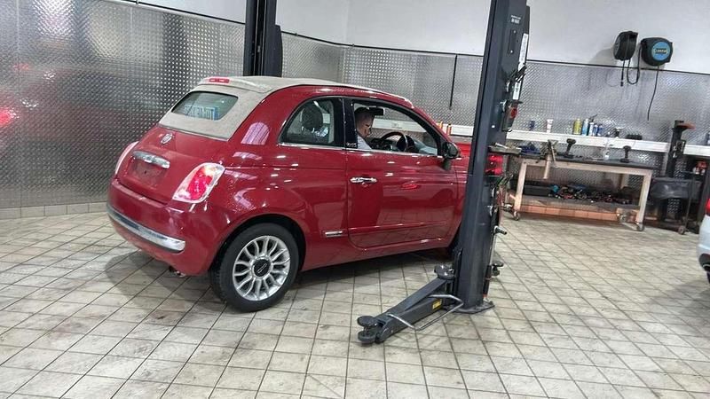 Rot Gebraucht 2009 Fiat 500C Cabrio | 2.800 € - Bild 1/2