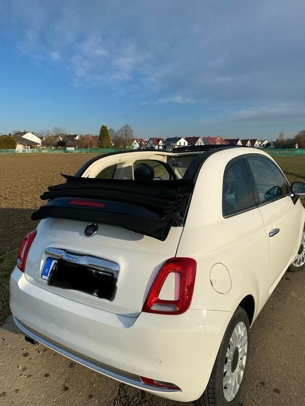Weiß Gebraucht 2017 Fiat 500C Cabrio | 10.500 € - Bild 1/4