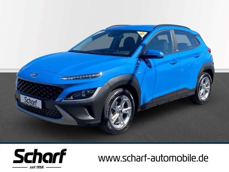Blau Gebraucht 2021 Hyundai Kona Trend SUV | 16.890 € (Fairer Preis) - Bild 1/4