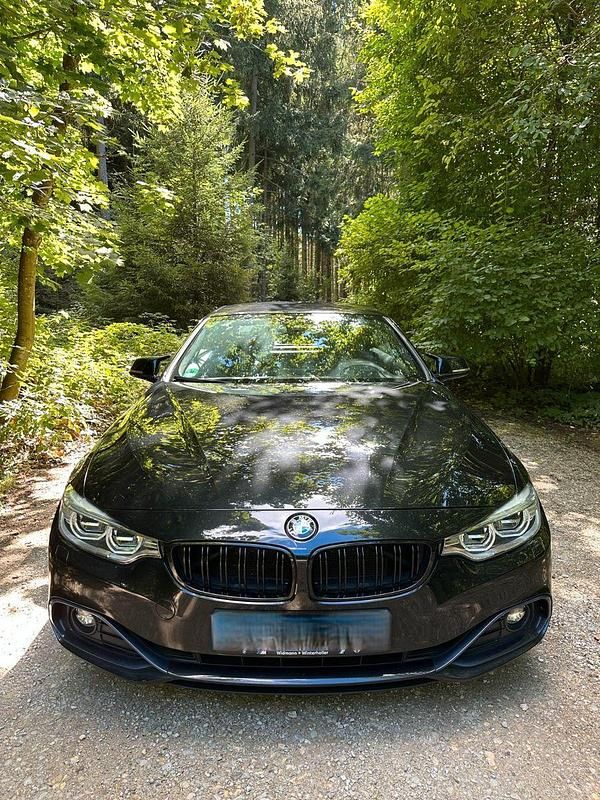 Schwarz Gebraucht 2016 BMW 430 Cabriolet Sport Line Cabrio | 22.999 € (Fairer Preis) - Bild 1/4