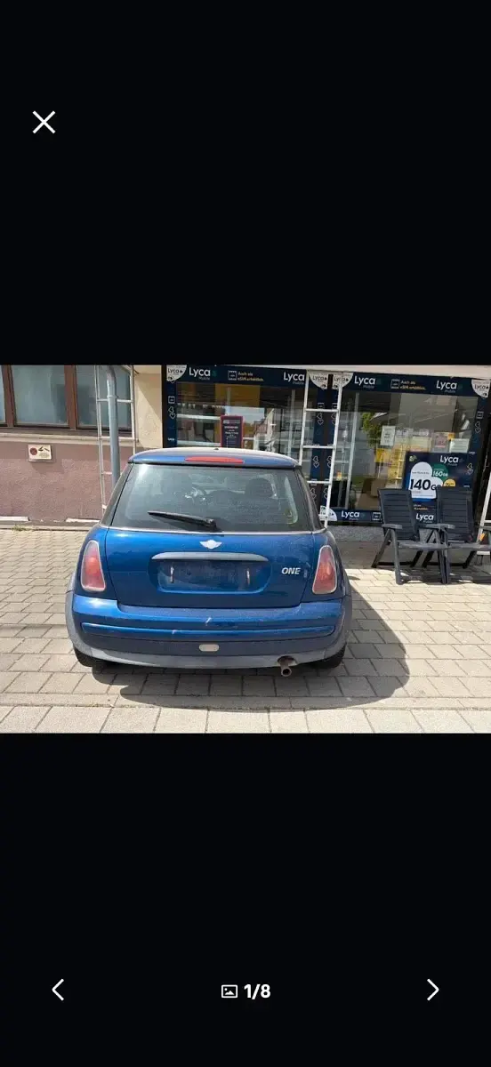 Usata Mini ONE 90 CV (66 kW) 2001 Blu Utilitaria