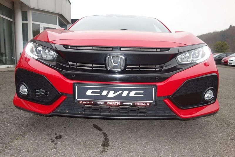 Rot uni Gebraucht 2017 Honda Civic Elegance Limousine | 13.990 € (Fairer Preis) - Bild 1/4