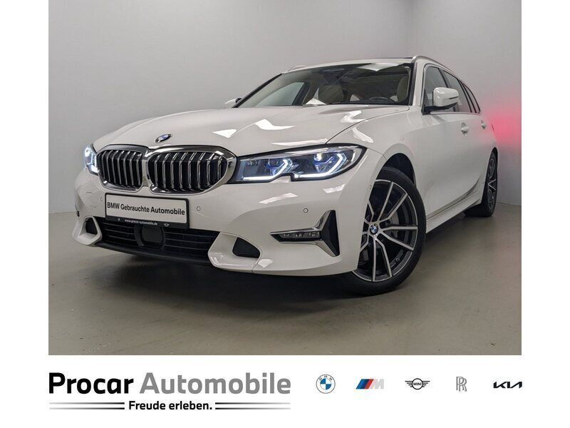 Alpinweiß uni Gebraucht 2021 BMW 330 Luxury Line Kombi | 38.980 € (Teuer) - Bild 1/3