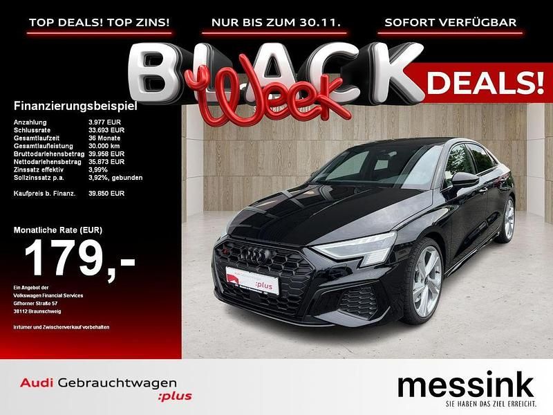 Schwarz Gebraucht 2024 Audi S3 Sport Limousine | 39.850 € (Guter Preis) - Bild 1/4