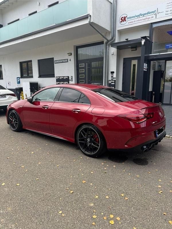 Rot Gebraucht 2021 Mercedes CLA45 AMG AMG Coupé | 46.000 € (Guter Preis) - Bild 1/4