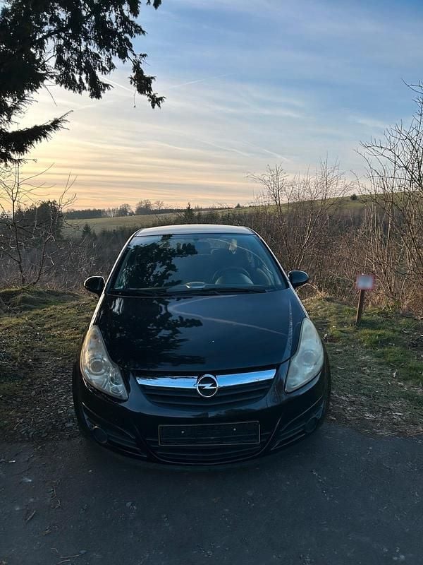 Gebraucht Opel Corsa 80 PS (58 kW) 2008 Schwarz Kleinwagen