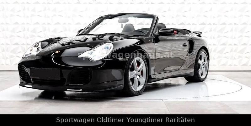 Schwarz Gebraucht 2004 Porsche 996 Turbo Cabrio | 79.900 € - Bild 1/4