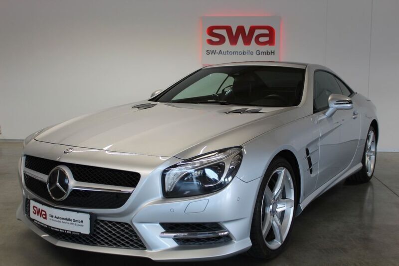 Silber Gebraucht 2013 Mercedes SL350 AMG Cabrio | 39.900 € (Fairer Preis) - Bild 1/3