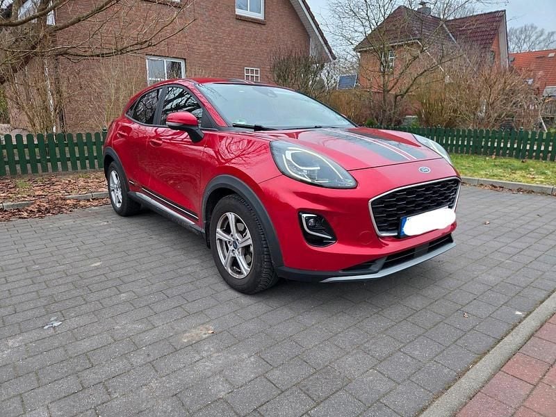 Rot Gebraucht 2022 Ford Puma Titanium SUV | 15.600 € (Superpreis) - Bild 1/4