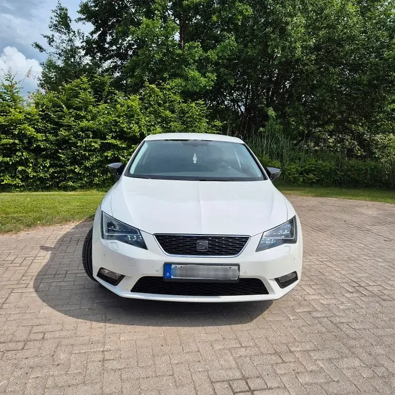 Gebraucht Seat Leon SC Style 125 PS (91 kW) 2015 Weiß Kleinwagen