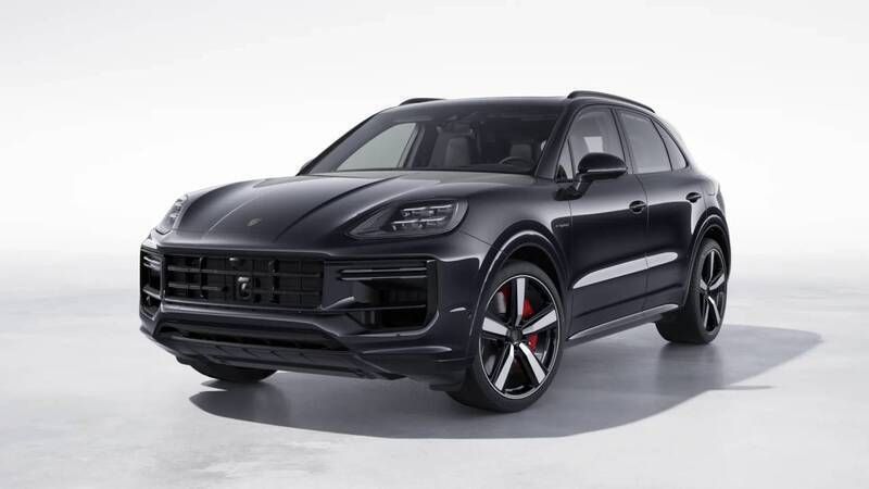 Chromitschwarzmetallic Neu 2025 Porsche Cayenne Turbo E-Hybrid SUV | 218.773 € (Fairer Preis) - Bild 1/4