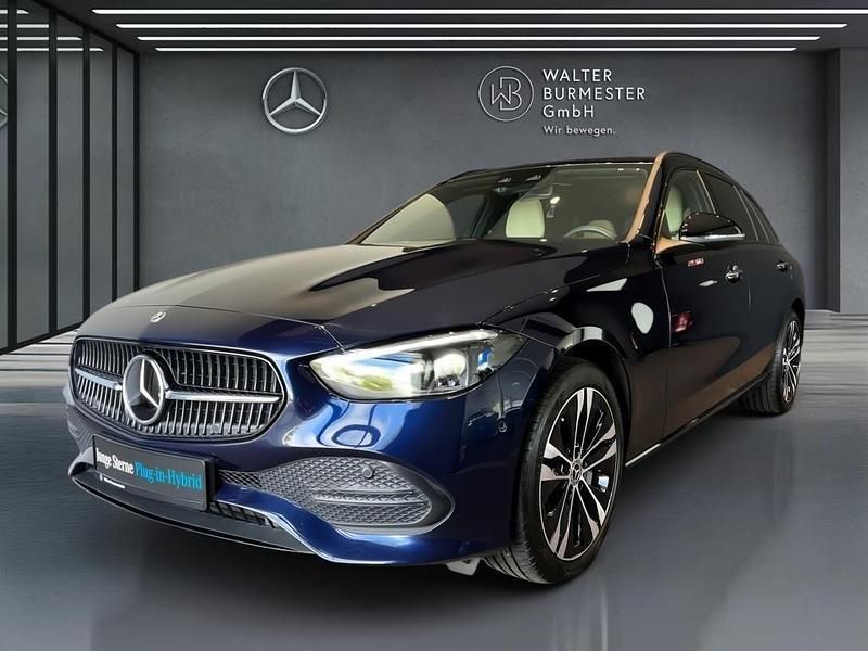 Cavansitblau metallic Gebraucht 2022 Mercedes C300e Avantgarde Kombi | 37.770 € (Teuer) - Bild 1/4