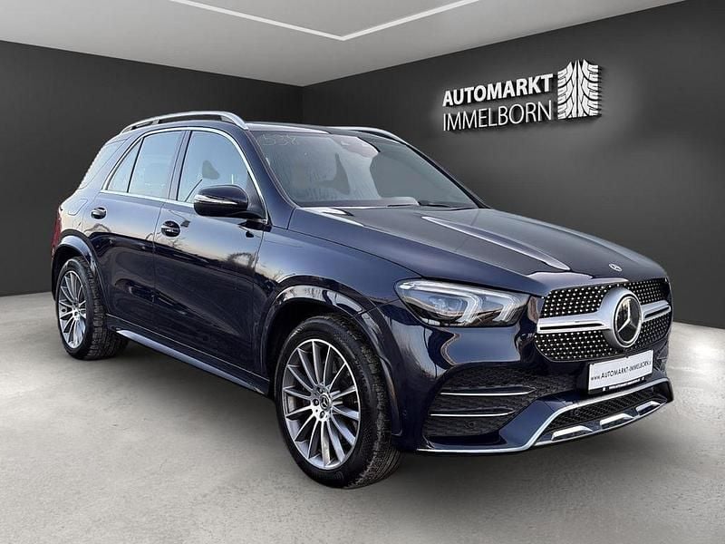 Cavansitblau (metallic) Gebraucht 2021 Mercedes GLE350 AMG SUV | 51.980 € (Fairer Preis) - Bild 1/4