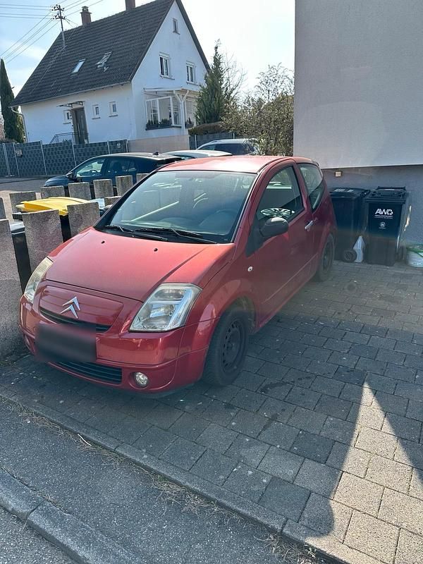 Gebraucht Citroën C2 73 PS (53 kW) 2006 Rot Kleinwagen