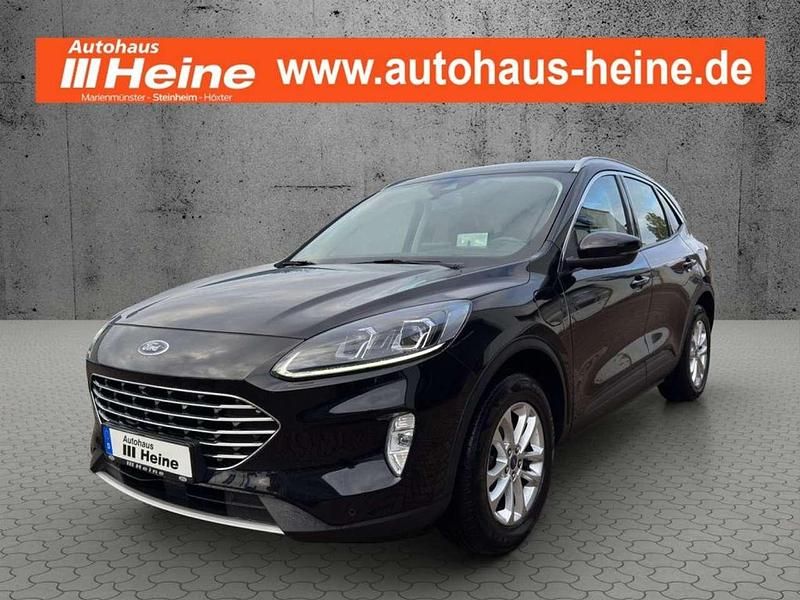Obsidianschwarz metallic Gebraucht 2021 Ford Kuga Titanium SUV | 22.990 € (Fairer Preis) - Bild 1/4