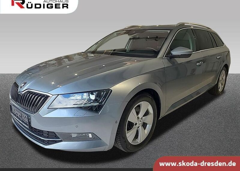 Business grau metallic met. Gebraucht 2016 Skoda Superb Style Kombi | 12.890 € (Guter Preis) - Bild 1/4