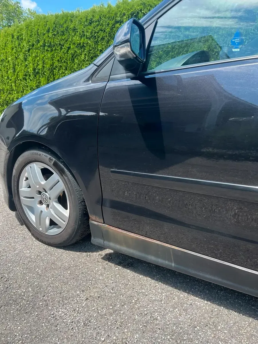 Gebraucht VW Polo 64 PS (47 kW) 2008 Schwarz Kleinwagen