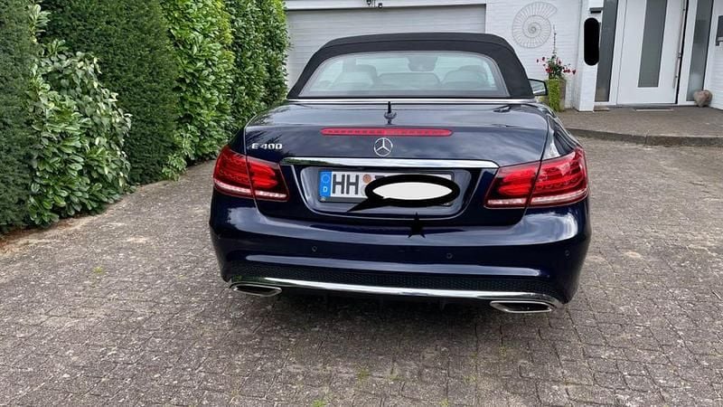 Blau Gebraucht 2016 Mercedes E400 Sport Edition Cabrio | 25.700 € (Superpreis) - Bild 1/4
